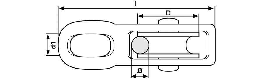 Blockrolle einfach galZn f. Seil-Ø b.10,0mm