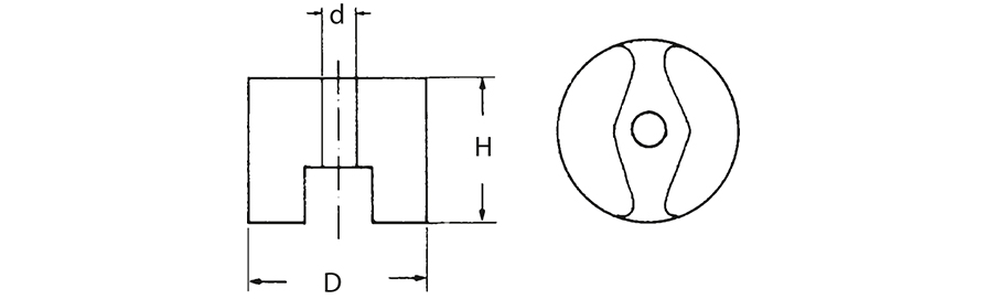 Knopfmagnet 31,8x25,4mm FORTIS